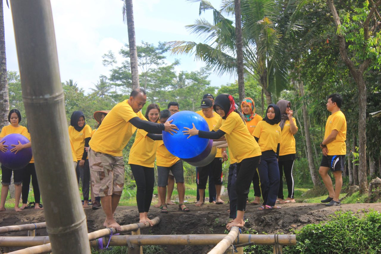 lokasi outbound jogja di desa wisata